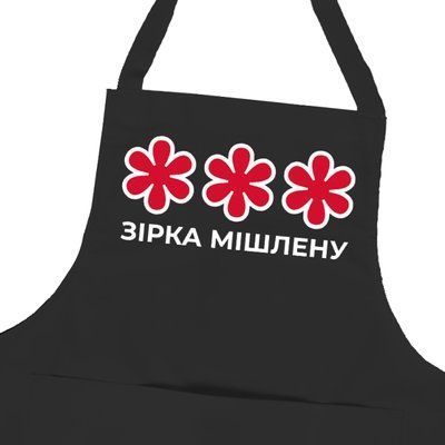 Фартук для кухни "Звезда Мишлена", 650х750 мм, саржа ФК00008 фото