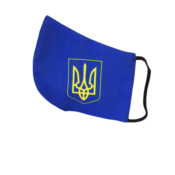 МАСКА СИНЯ "ГЕРБ УКРАЇНИ" 1419375637 фото