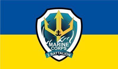 Флаг &laquo;MARINE CORPS 2 BATTALION&raquo;, Искусственный шелк, 1200х700 мм 3478899 фото