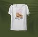 Футболка унісекс oversize Polo Bear "Best of Luck", біла, XS 2514549763 фото 1