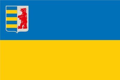 Флаг &laquo;Закарпатская область&raquo;, Искусственный шелк, 1200х700 мм 13547871 фото