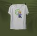 Футболка унісекс oversize Polo Bear "Spray & Smile", біла, XS 2514549755 фото 1