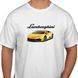 Футболка чоловіча біла "Lamborghini Hurac&aacute;n Evo" 1877399176 фото 1