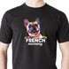 Футболка чоловіча чорна "French bulldog!" 147861 фото 1