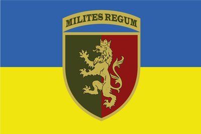Флаг &laquo;MILITES REGUM&raquo;, Искусственный шелк, 1200х700 мм 3478900 фото