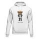 Худи унисекс Polo Bear "Let's Rock" Белый, XS 621584176 фото 1