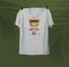 Футболка унісекс oversize Polo Bear "RELAX", біла, XS 2514549756 фото 1