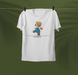 Футболка унисекс oversize Polo Bear "Keep Balance", белая, XS 2514549766 фото 1