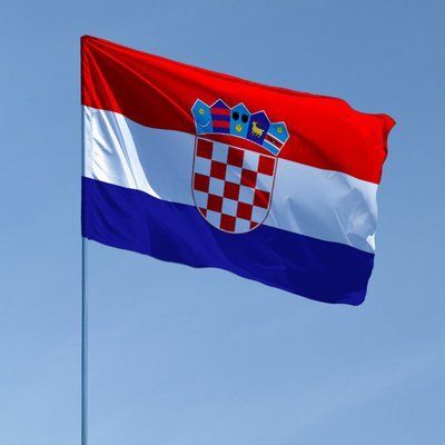 Прапор &laquo;Хорватія&raquo;, Штучний шовк, 1200х700 мм 147571 фото