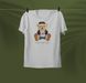 Футболка унісекс oversize Polo Bear "Yes! You can!", біла, XS 2514549749 фото 1
